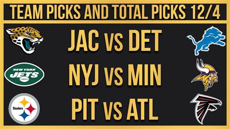 nfl picks today.
